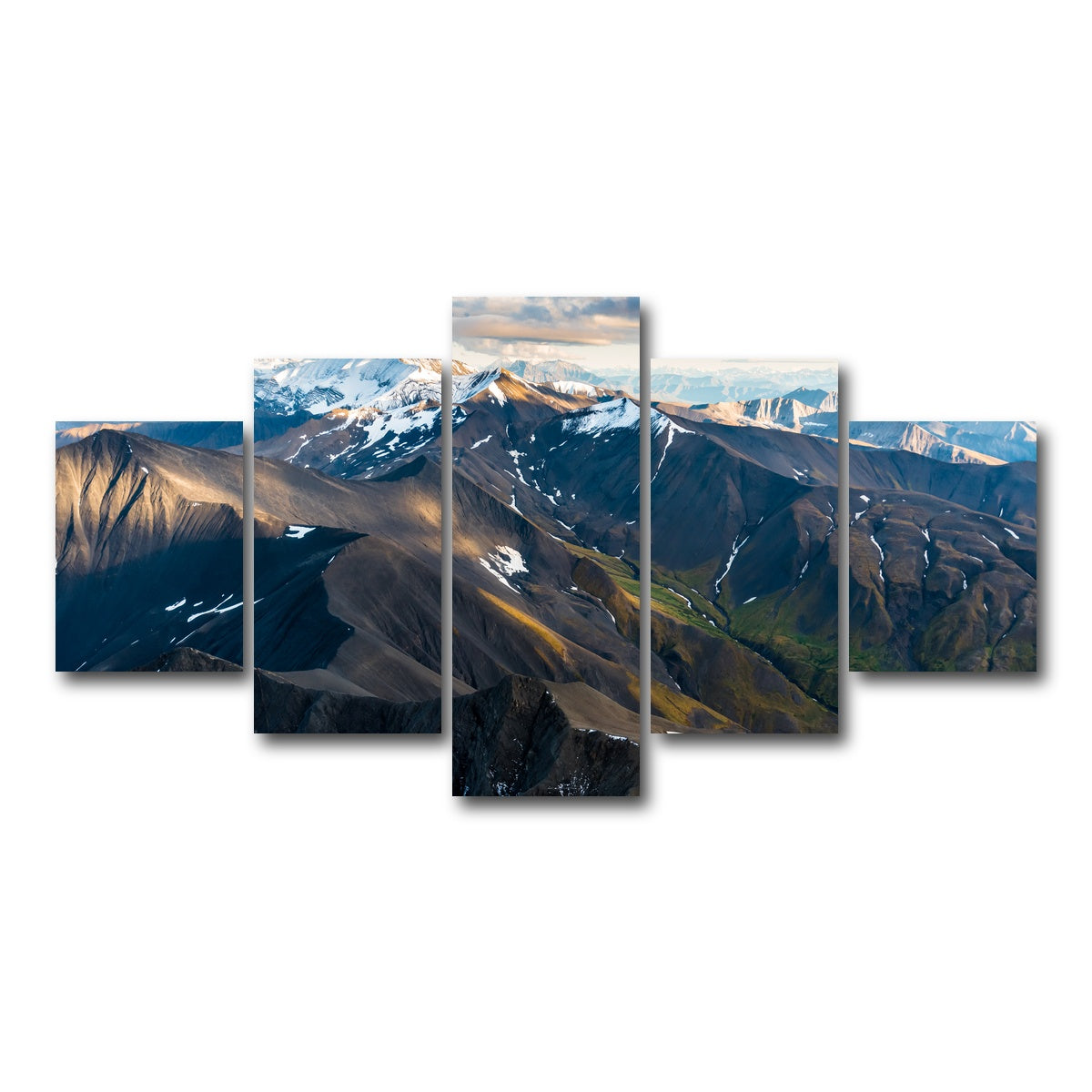 AUTO-MOCKUP WHITE | Alaskan Landscape | 5 Piece | Gallery Wrap Canvas | group=5_short