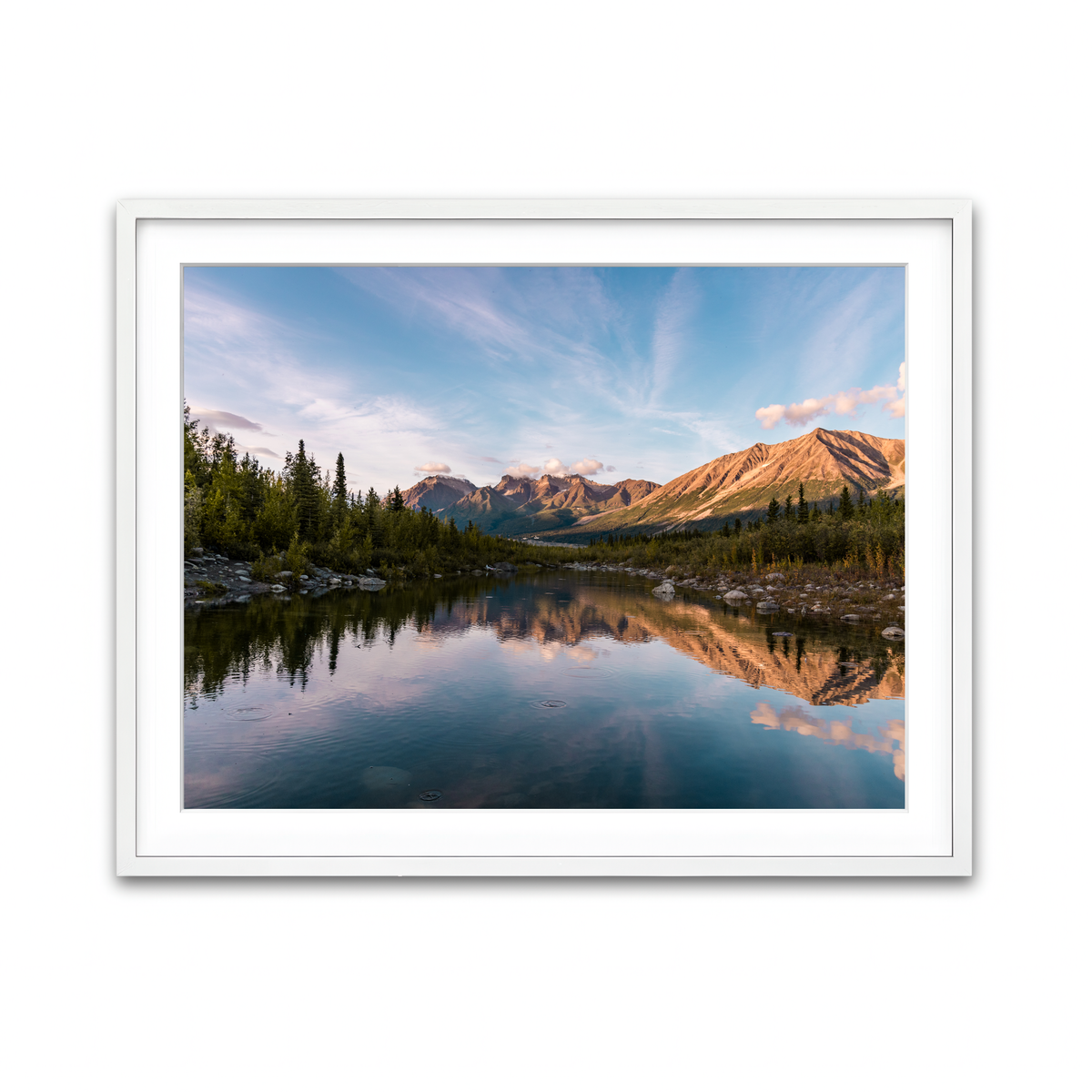 Framed Print 4x3 White