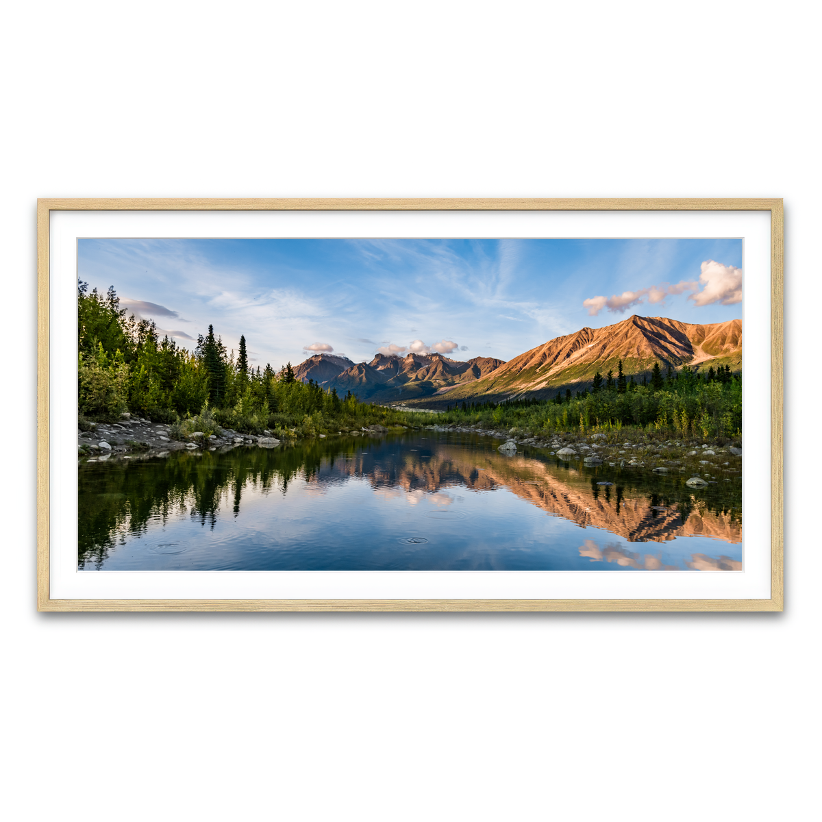 Framed Print 2x1 Natural