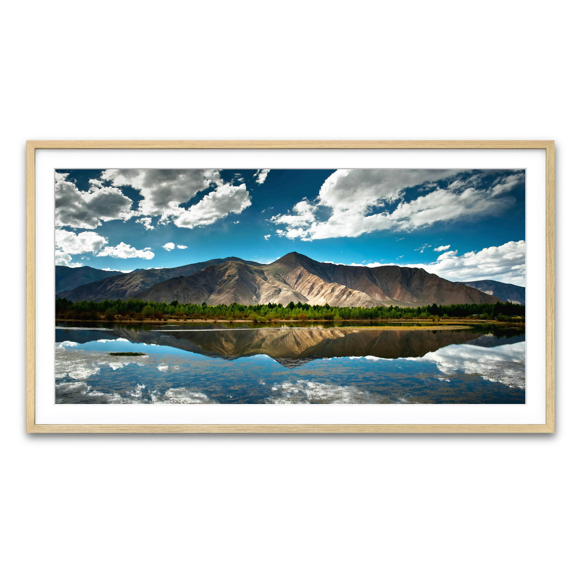 Framed Print 2x1 Natural