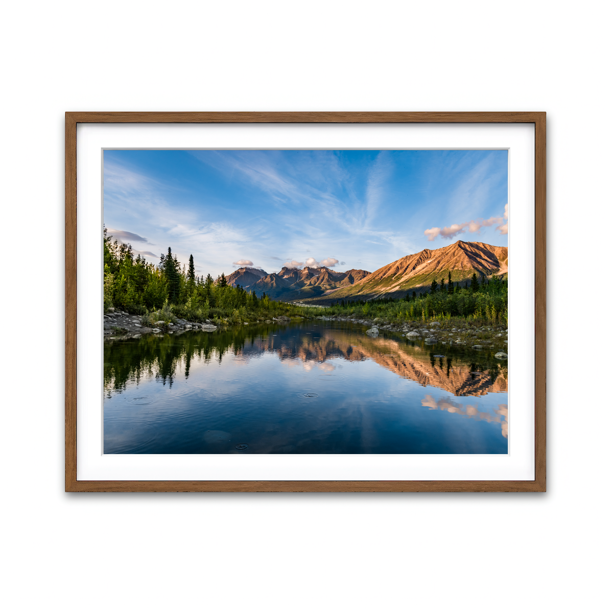 Framed Print 4x3 Walnut