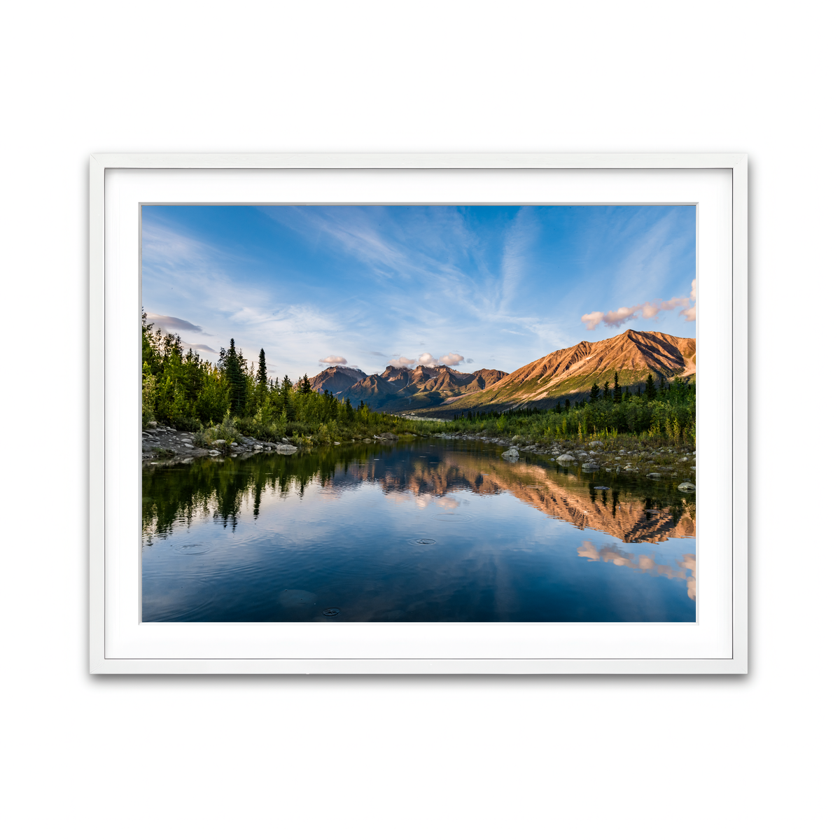 Framed Print 4x3 White