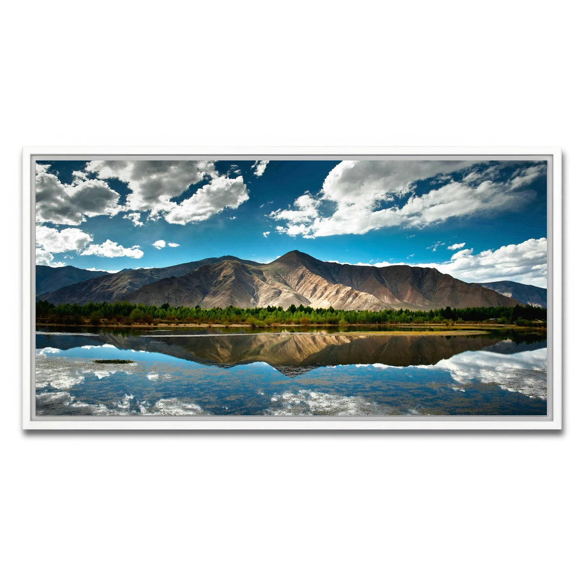 AUTO-MOCKUP WHITE | Alaskan Reflections | 1 Piece | White Framed Canvas | group=2x1