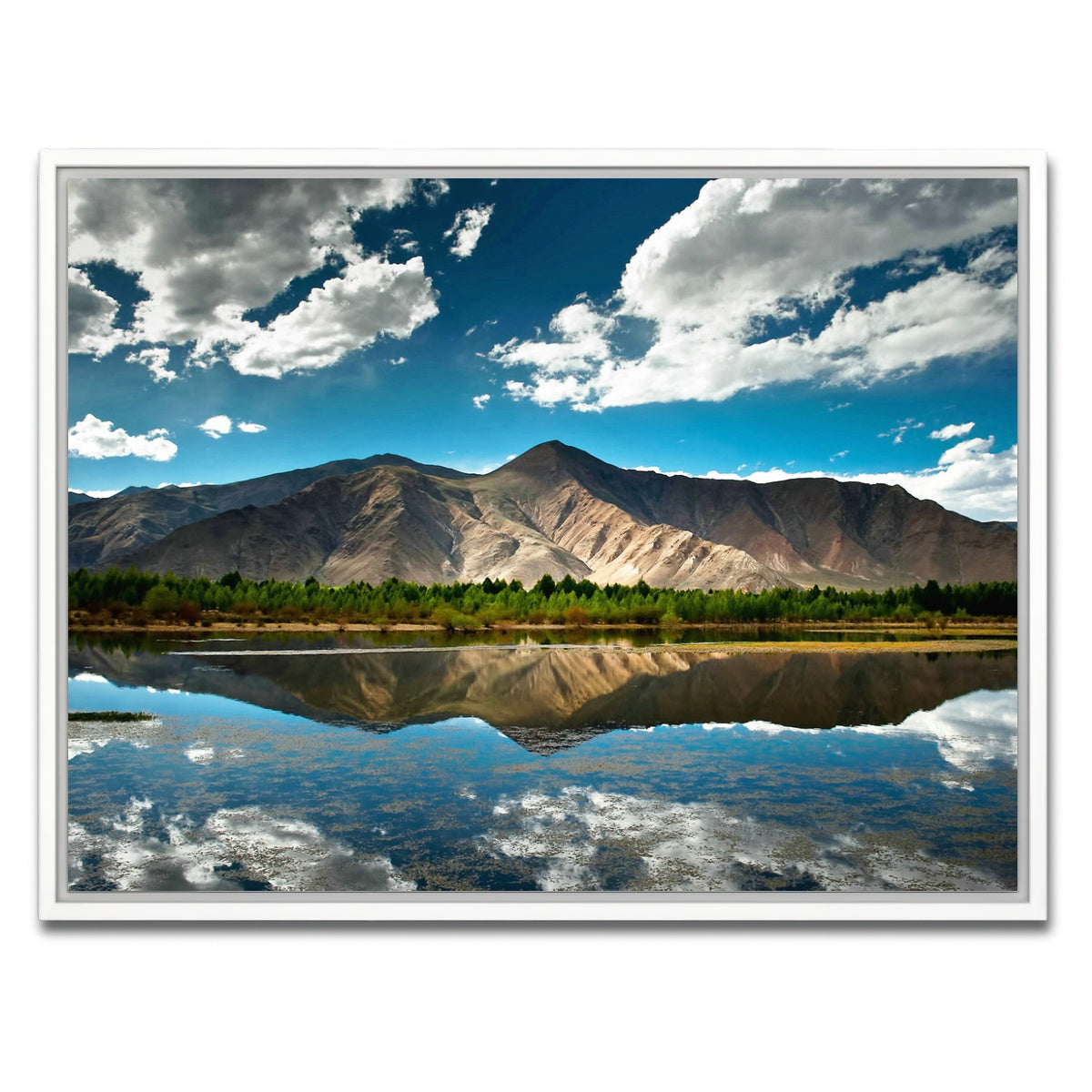 AUTO-MOCKUP WHITE | Alaskan Reflections | 1 Piece | White Framed Canvas | group=4x3