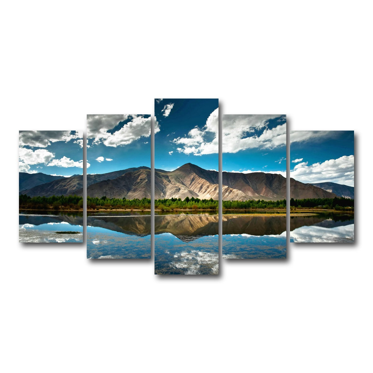 AUTO-MOCKUP WHITE | Alaskan Reflections | 5 Piece | Gallery Wrap Canvas | group=5_normal