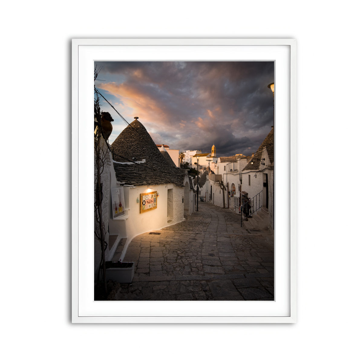 Framed Print 3x4 White