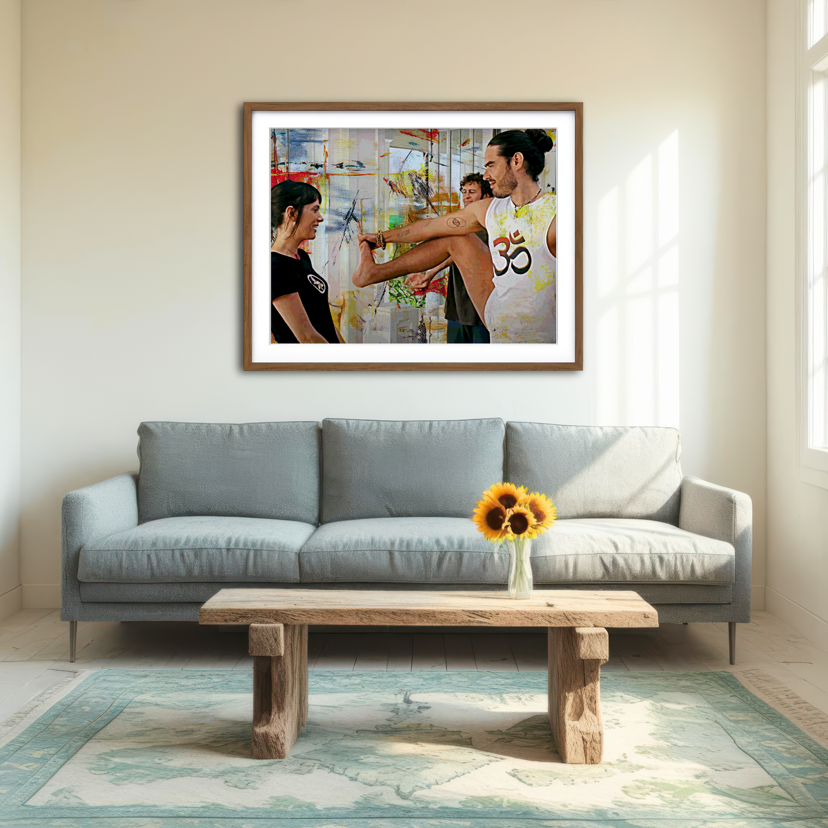 AUTO-MOCKUP ROOM | Aldous Snow Yoga Wall Art