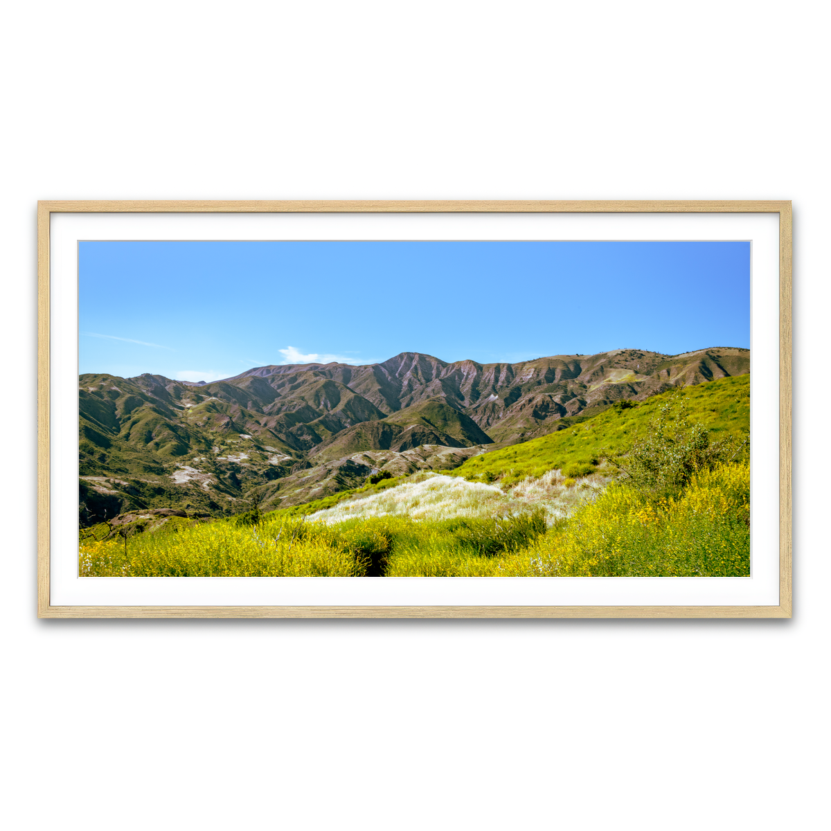 Framed Print 2x1 Natural