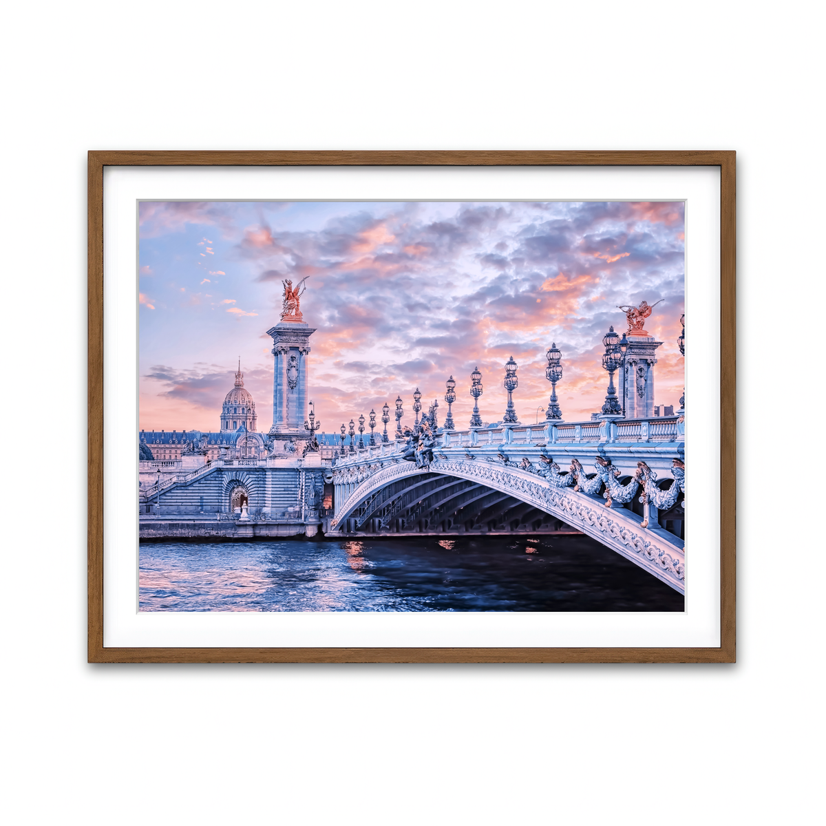 Framed Print 4x3 Walnut