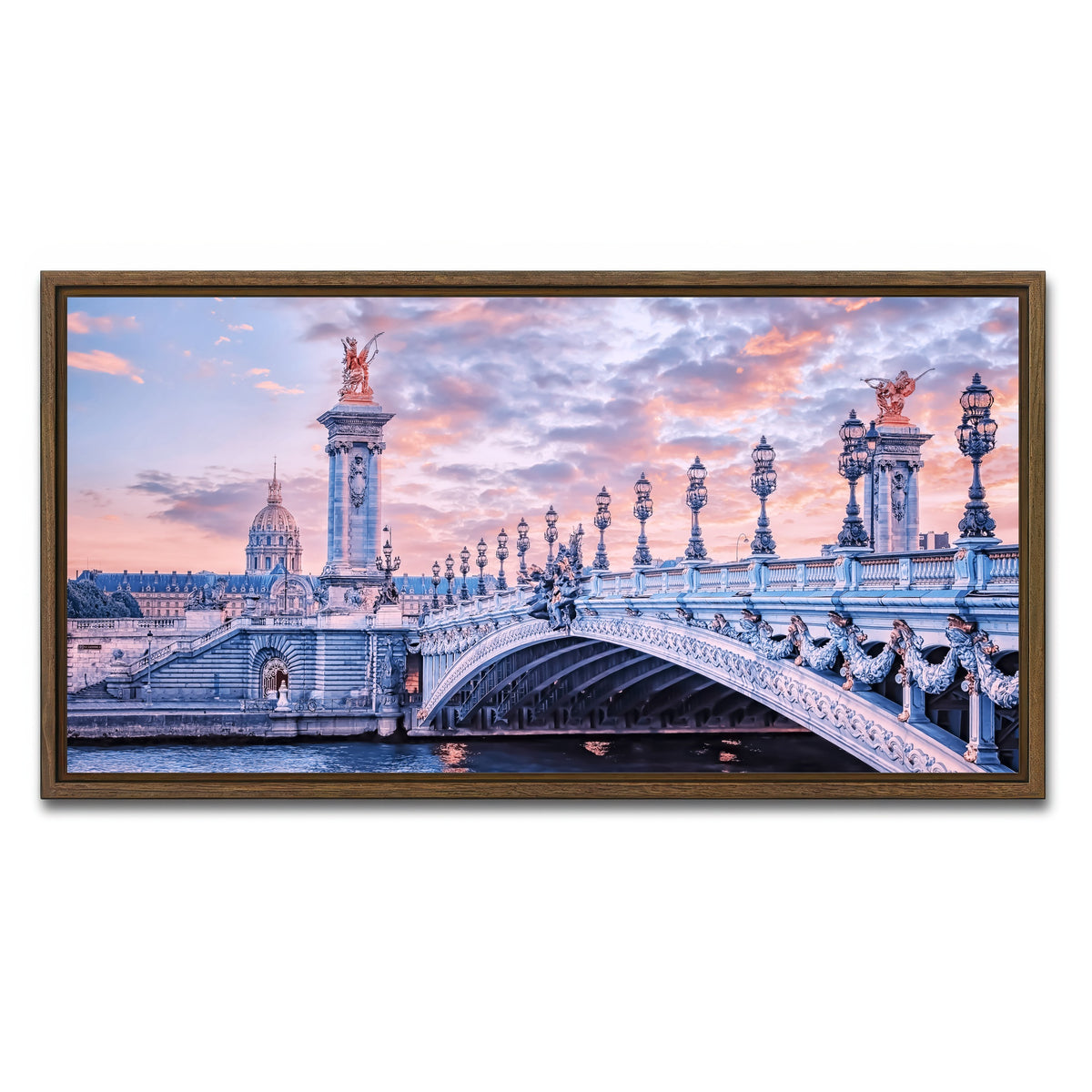 AUTO-MOCKUP WHITE | Alexandre III | 1 Piece | Walnut Framed Canvas | group=2x1