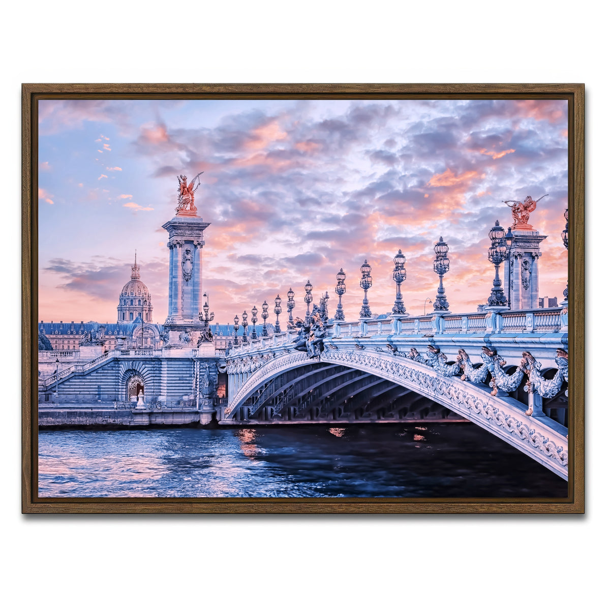 AUTO-MOCKUP WHITE | Alexandre III | 1 Piece | Walnut Framed Canvas | group=4x3