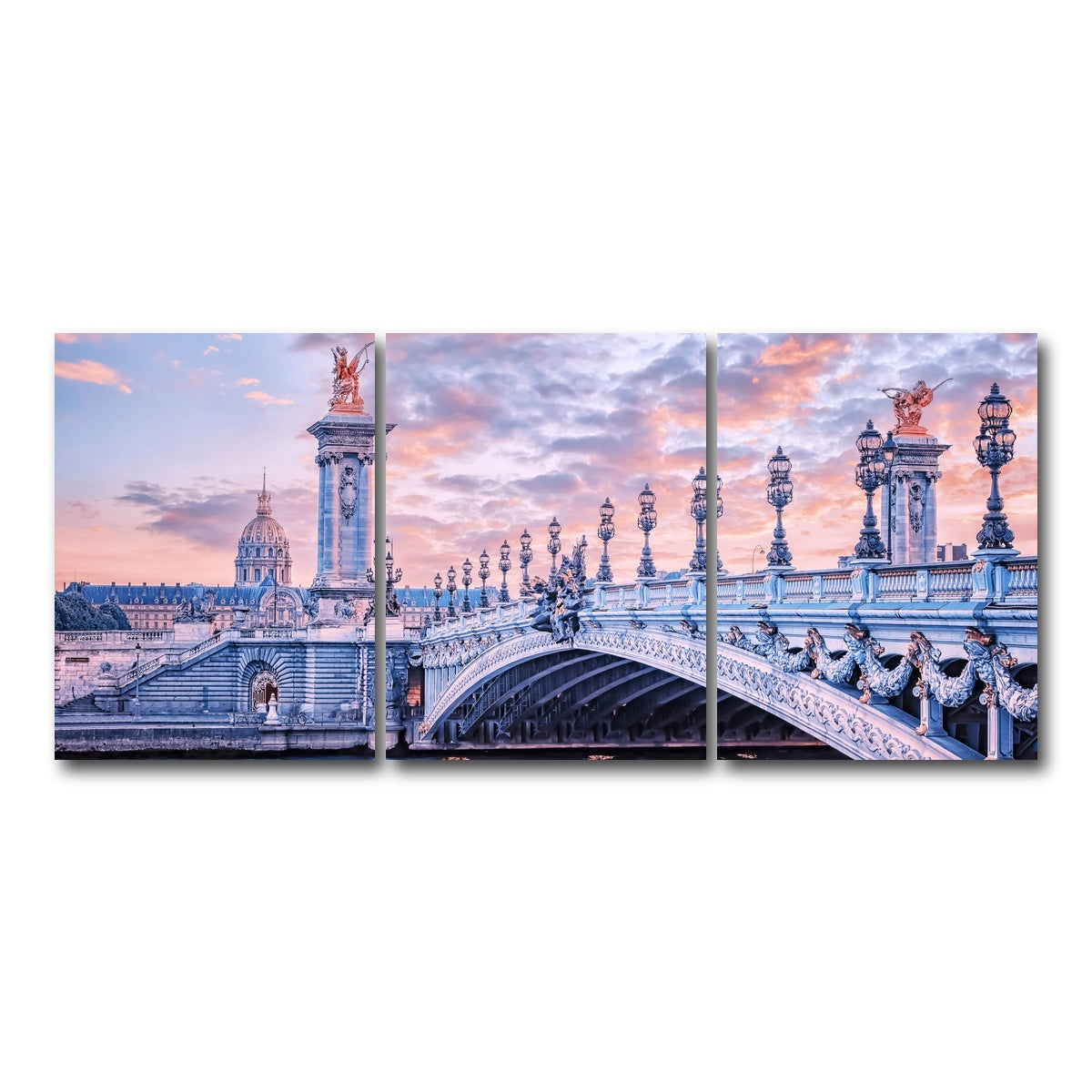 AUTO-MOCKUP WHITE | Alexandre III | 3 Piece | Gallery Wrap Canvas | group=18x24