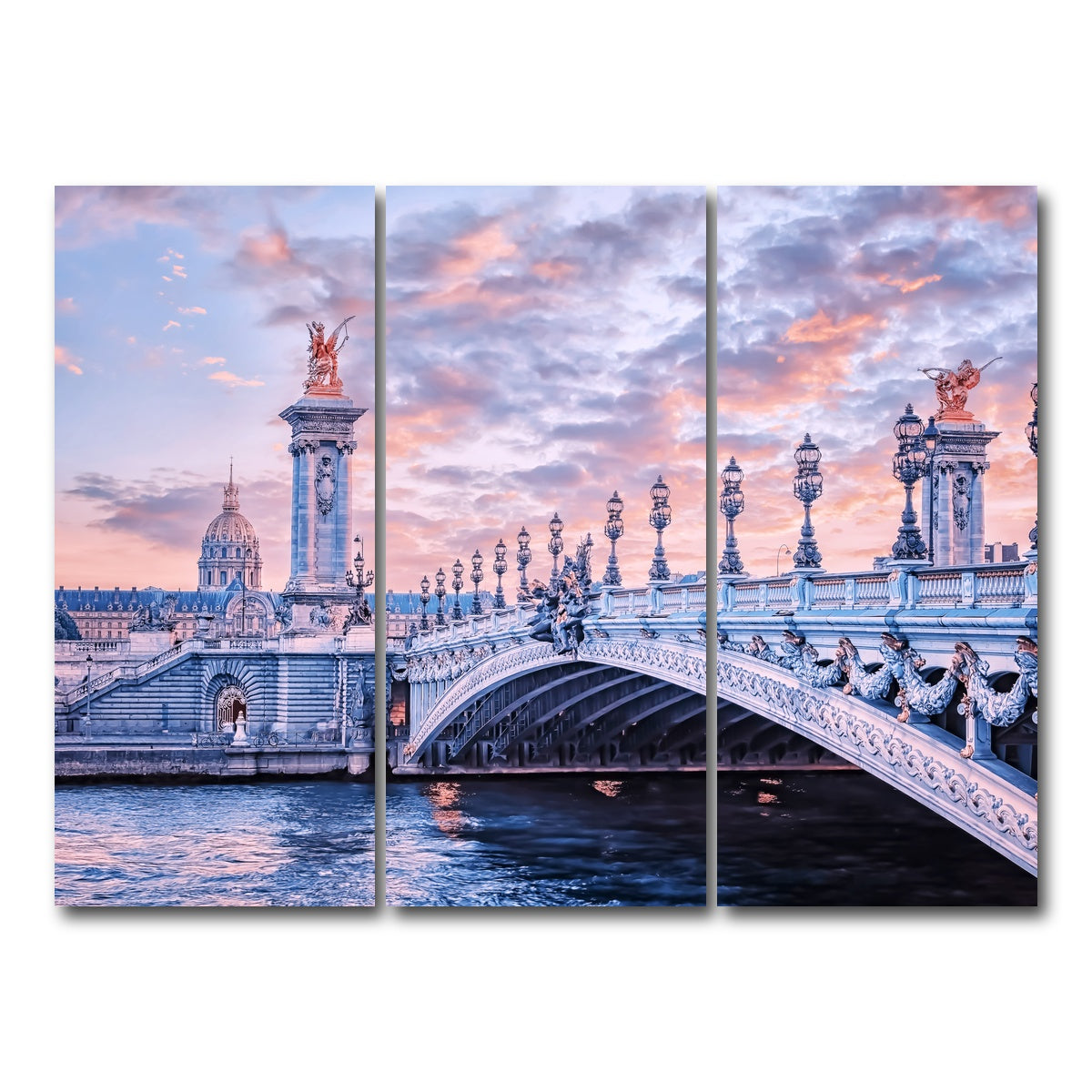 AUTO-MOCKUP WHITE | Alexandre III | 3 Piece | Gallery Wrap Canvas | group=8x18