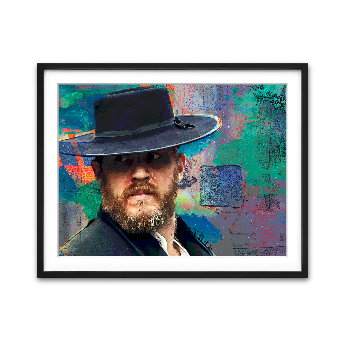 Framed Print 4x3 Black