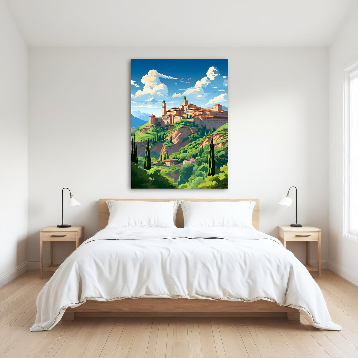AUTO-MOCKUP ROOM | Alhambra - Grenada - Spain Wall Art