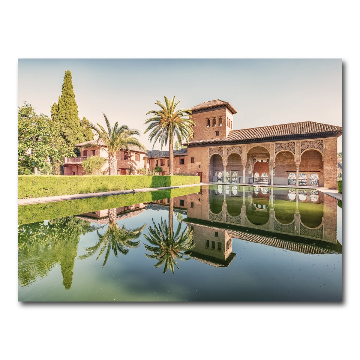 AUTO-MOCKUP WHITE | Alhambra Garden | 1 Piece | Gallery Wrap Canvas | group=4x3
