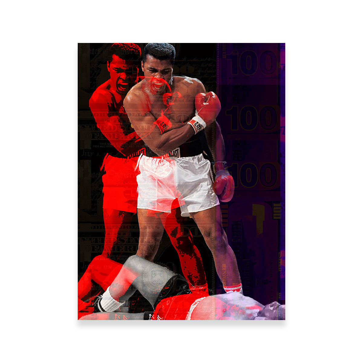 Ali Red Wall Art
