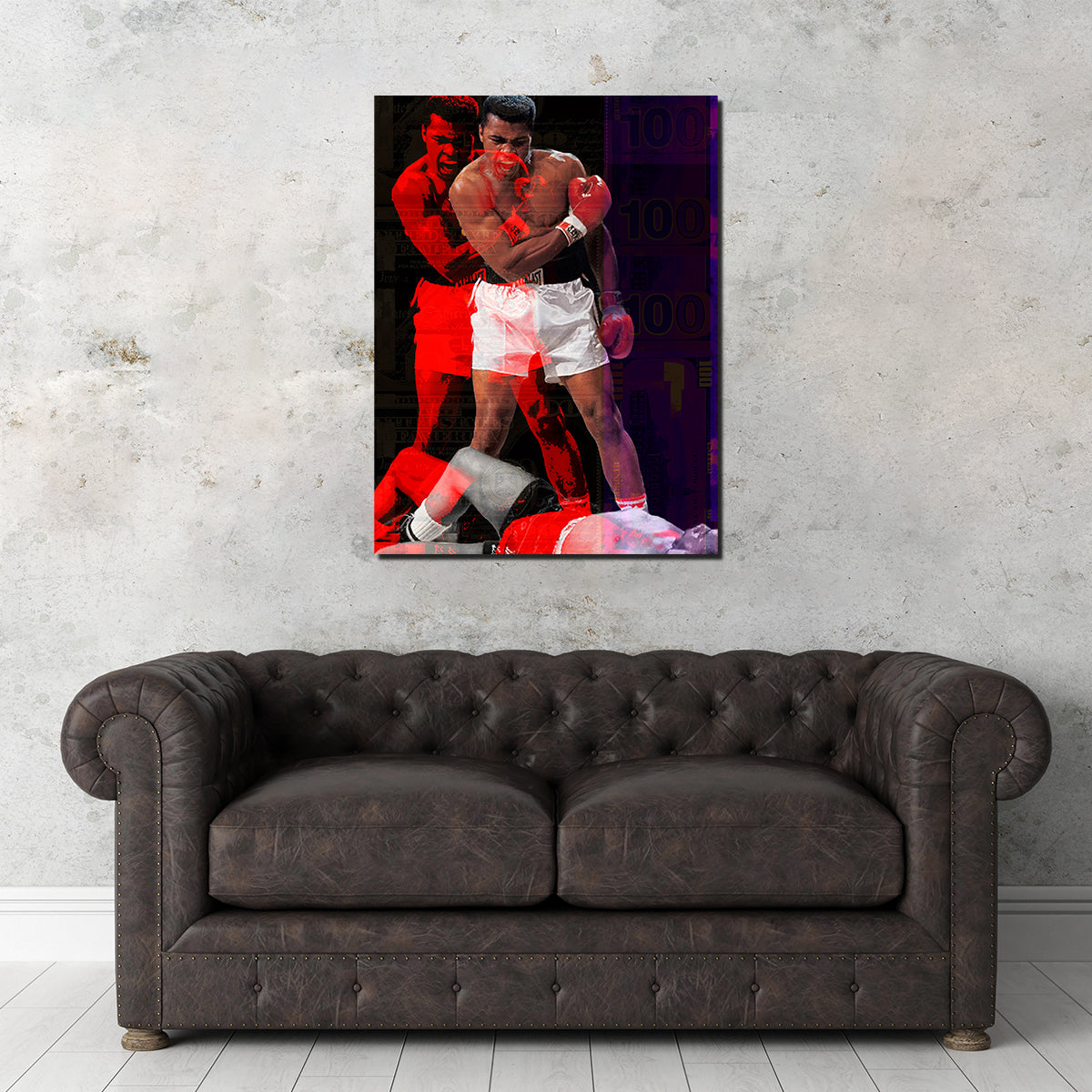 Ali Red Wall Art