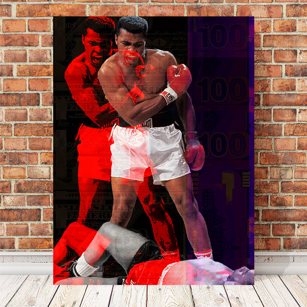 Ali Red Wall Art