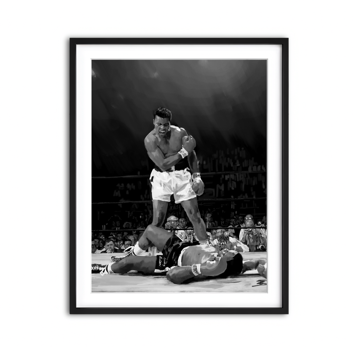 Framed Print 3x4 Black