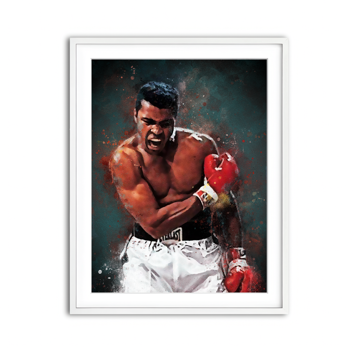 Framed Print 3x4 White