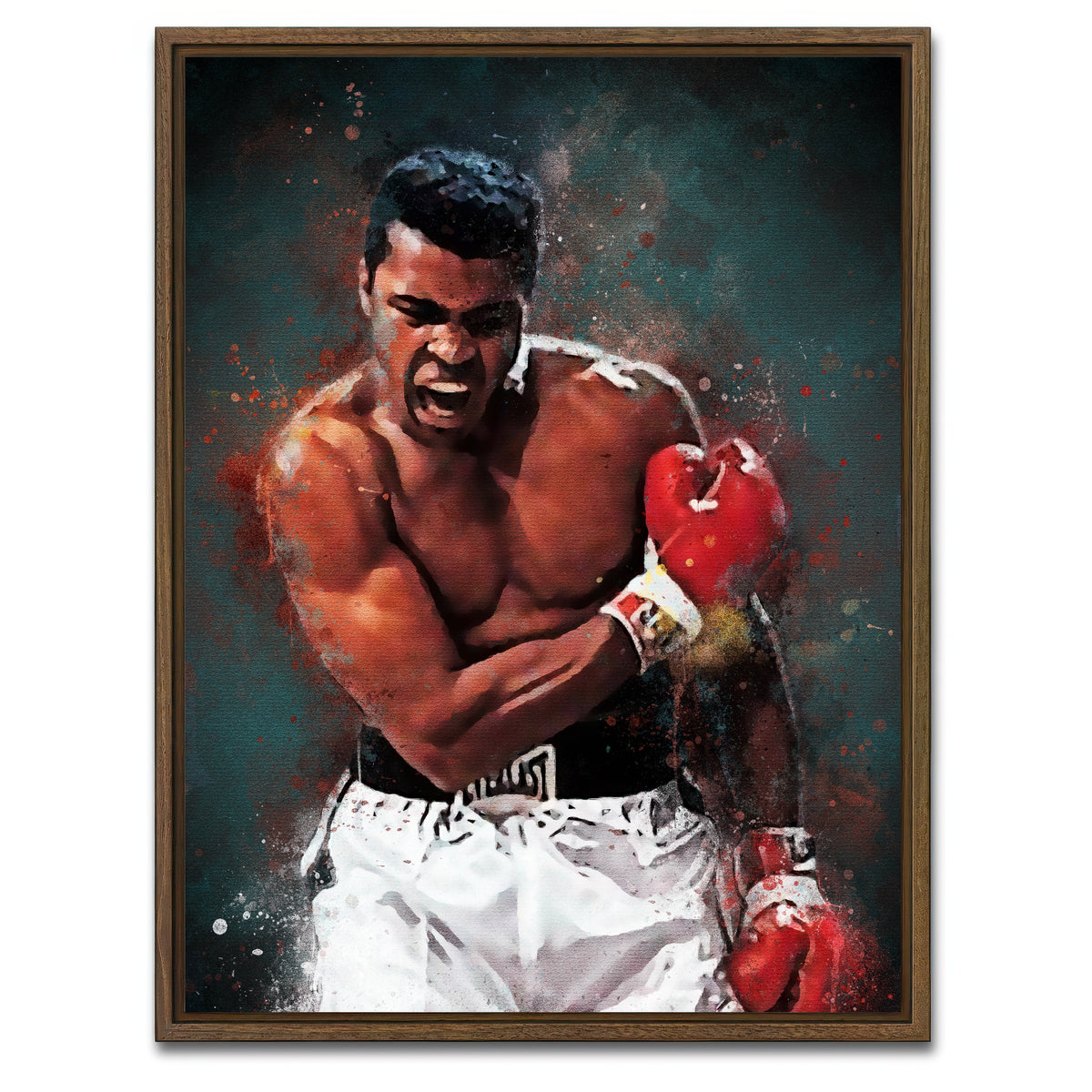 AUTO-MOCKUP WHITE | Ali Painting | 1 Piece | Walnut Framed Canvas | group=3x4