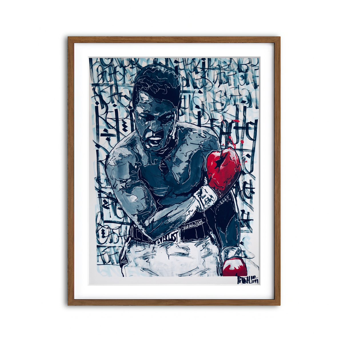 Framed Print 3x4 Walnut