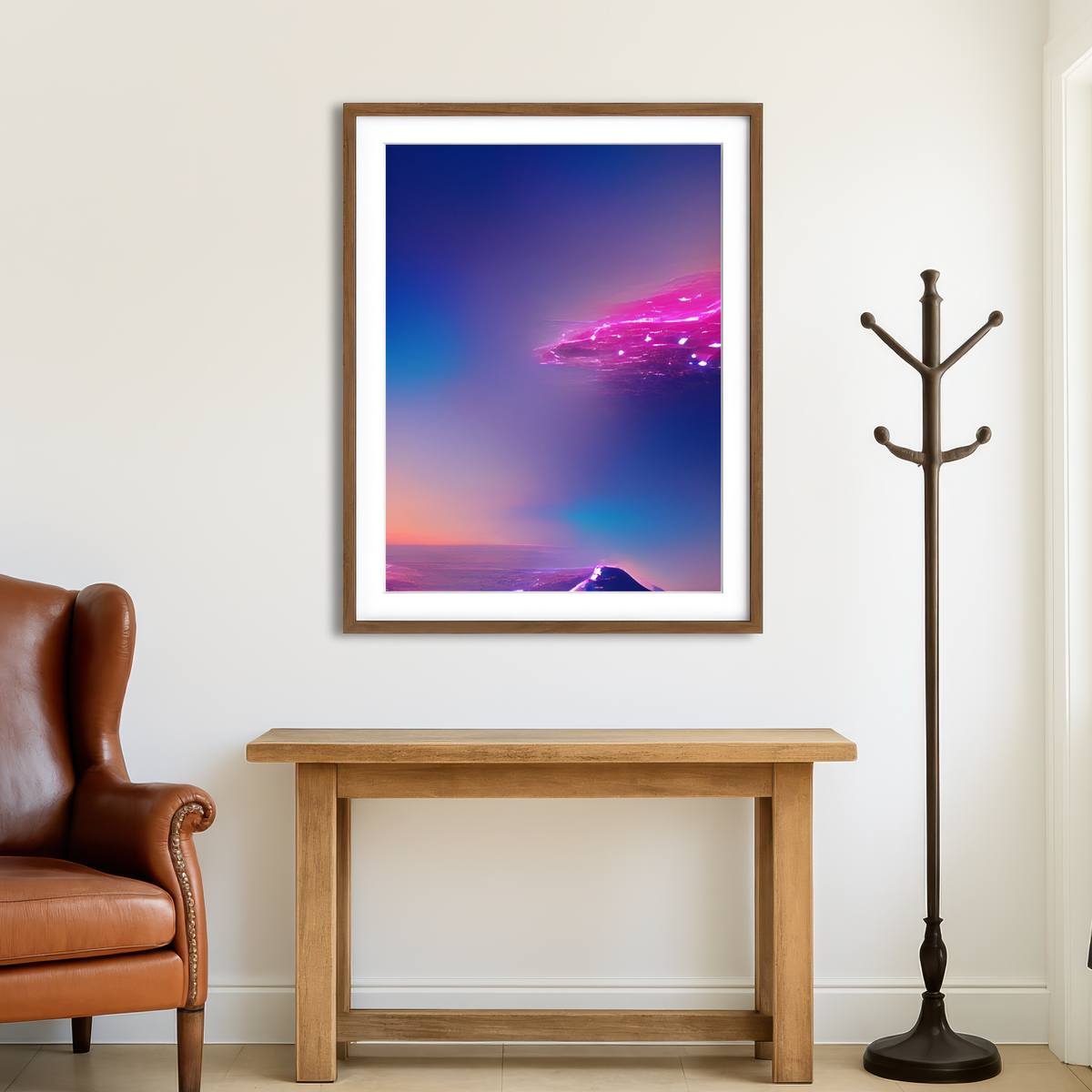 AUTO-MOCKUP ROOM | Alien World Wall Art