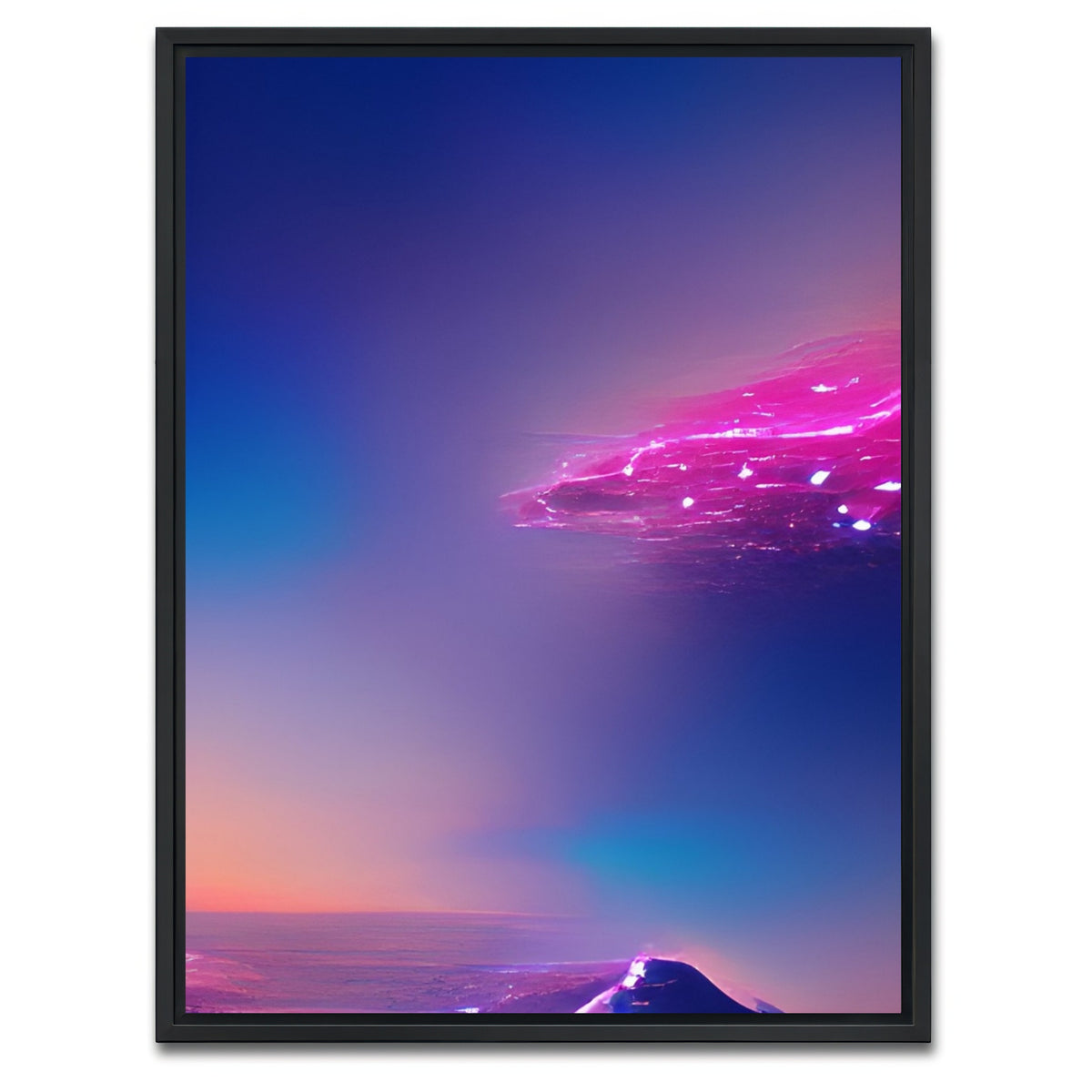 AUTO-MOCKUP WHITE | Alien World | 1 Piece | Black Framed Canvas | group=3x4