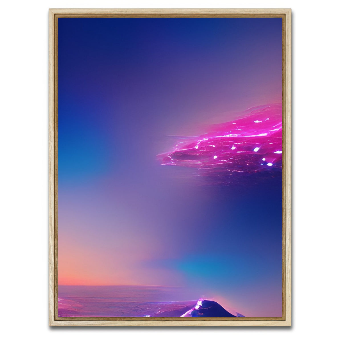 AUTO-MOCKUP WHITE | Alien World | 1 Piece | Natural Framed Canvas | group=3x4