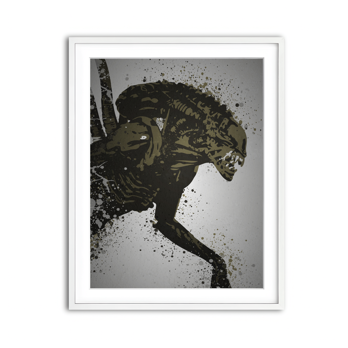 Framed Print 3x4 White