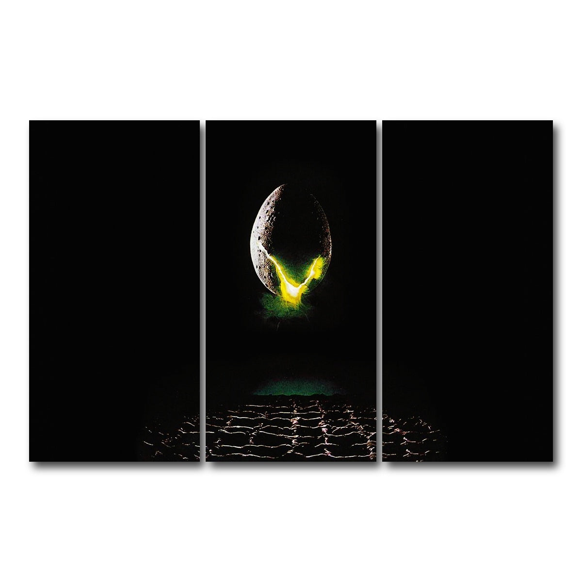 AUTO-MOCKUP WHITE | Alien | 3 Piece | Gallery Wrap Canvas | group=12x24