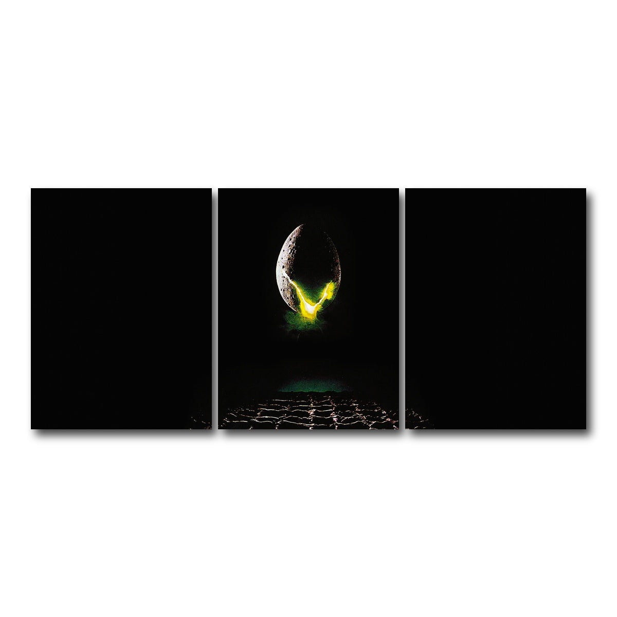 AUTO-MOCKUP WHITE | Alien | 3 Piece | Gallery Wrap Canvas | group=18x24