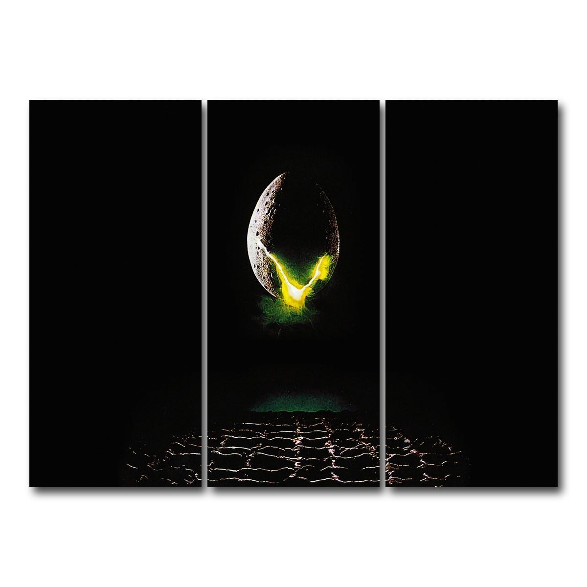 AUTO-MOCKUP WHITE | Alien | 3 Piece | Gallery Wrap Canvas | group=8x18