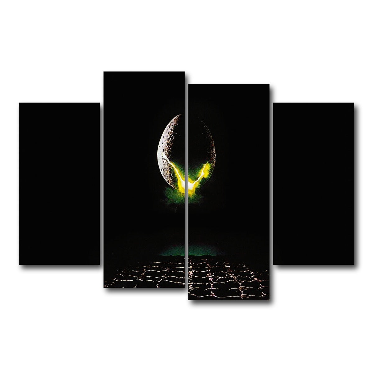 AUTO-MOCKUP WHITE | Alien | 4 Piece | Gallery Wrap Canvas | group=4_short