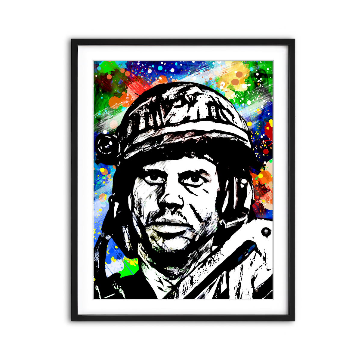 Framed Print 3x4 Black