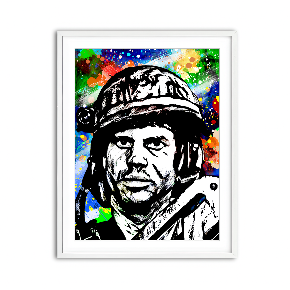 Framed Print 3x4 White