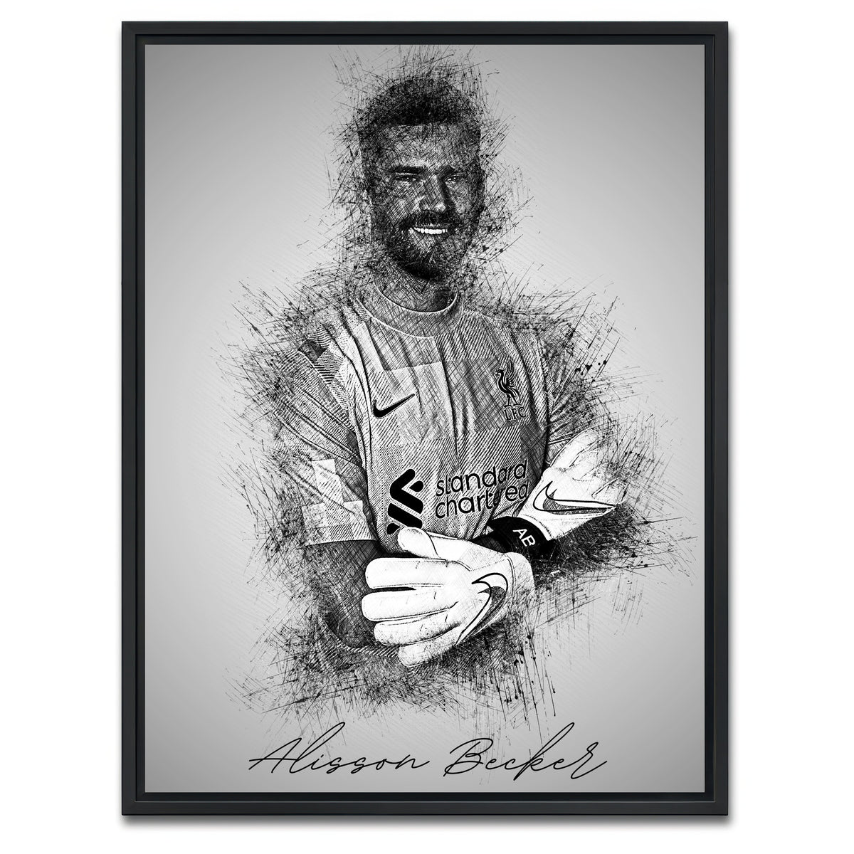 AUTO-MOCKUP WHITE | Alisson Becker | 1 Piece | Black Framed Canvas | group=3x4