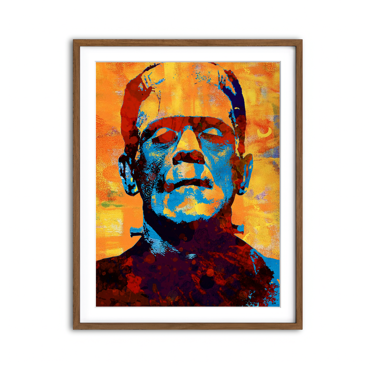 Framed Print 3x4 Walnut