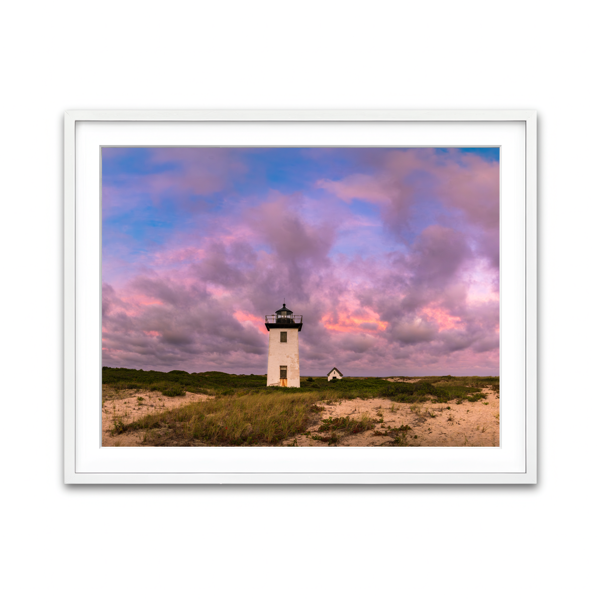 Framed Print 4x3 White