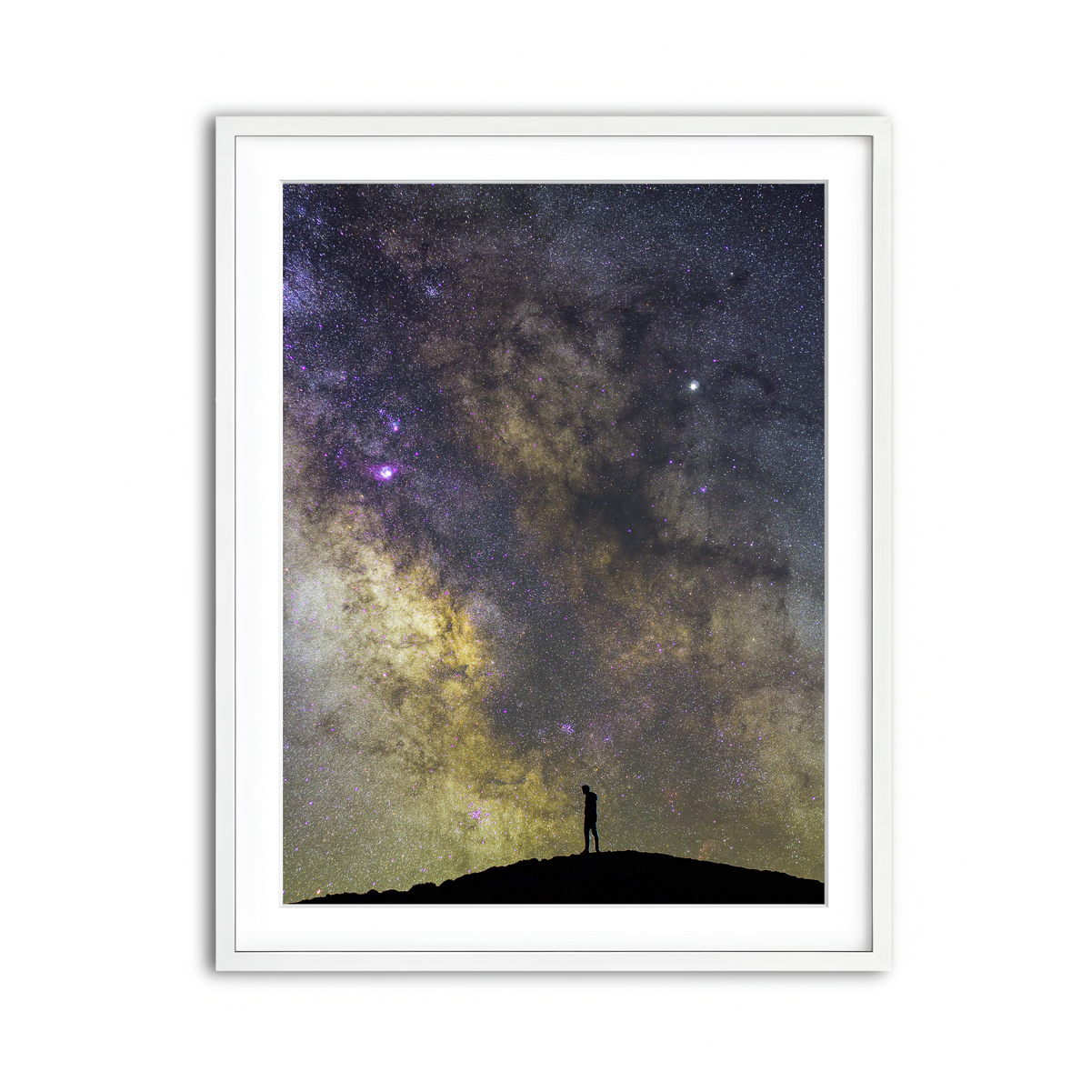 Framed Print 3x4 White