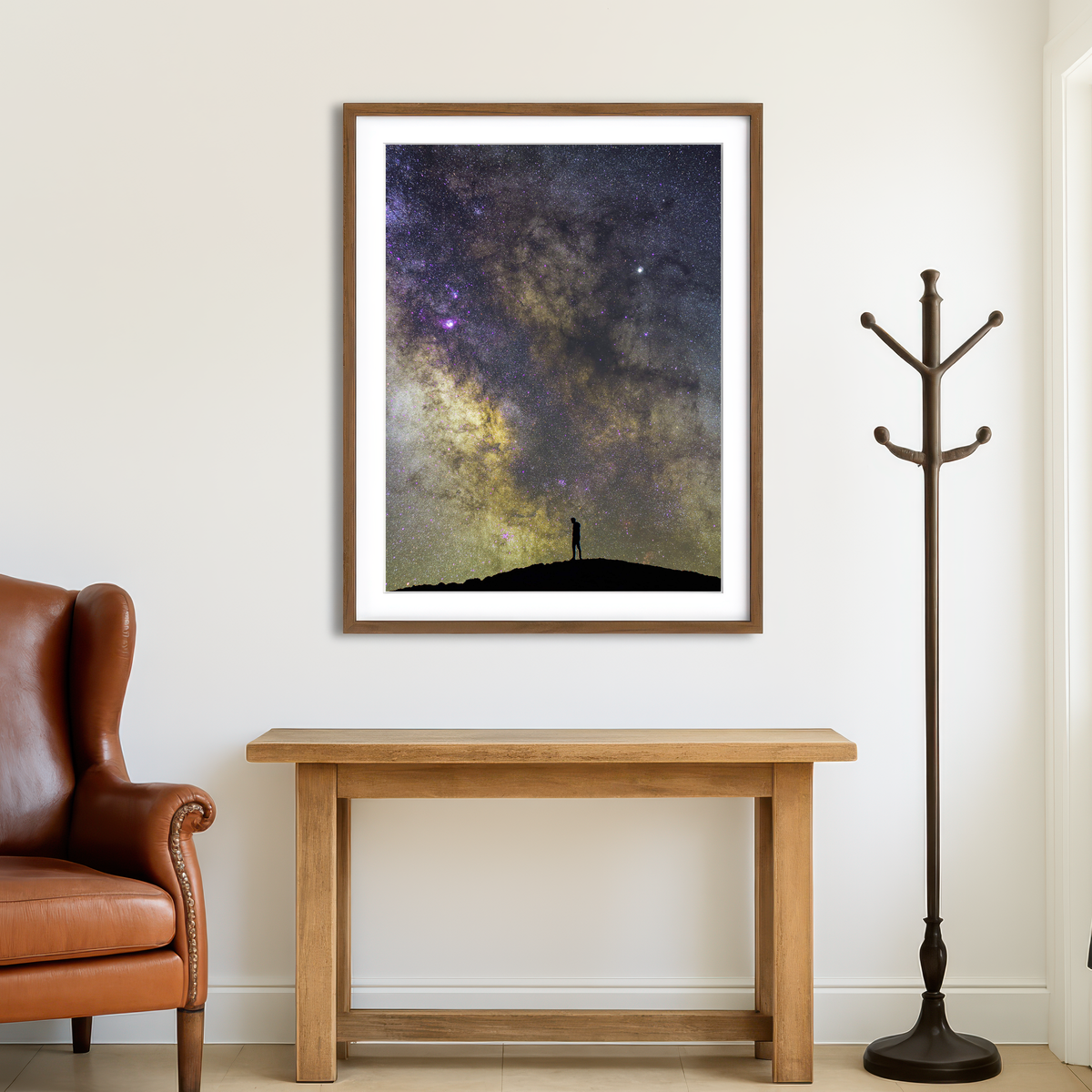 AUTO-MOCKUP ROOM | Alone in the Universe Wall Art