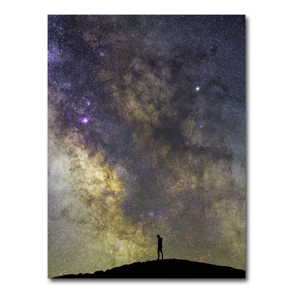 AUTO-MOCKUP WHITE | Alone in the Universe | 1 Piece | Gallery Wrap Canvas | group=3x4