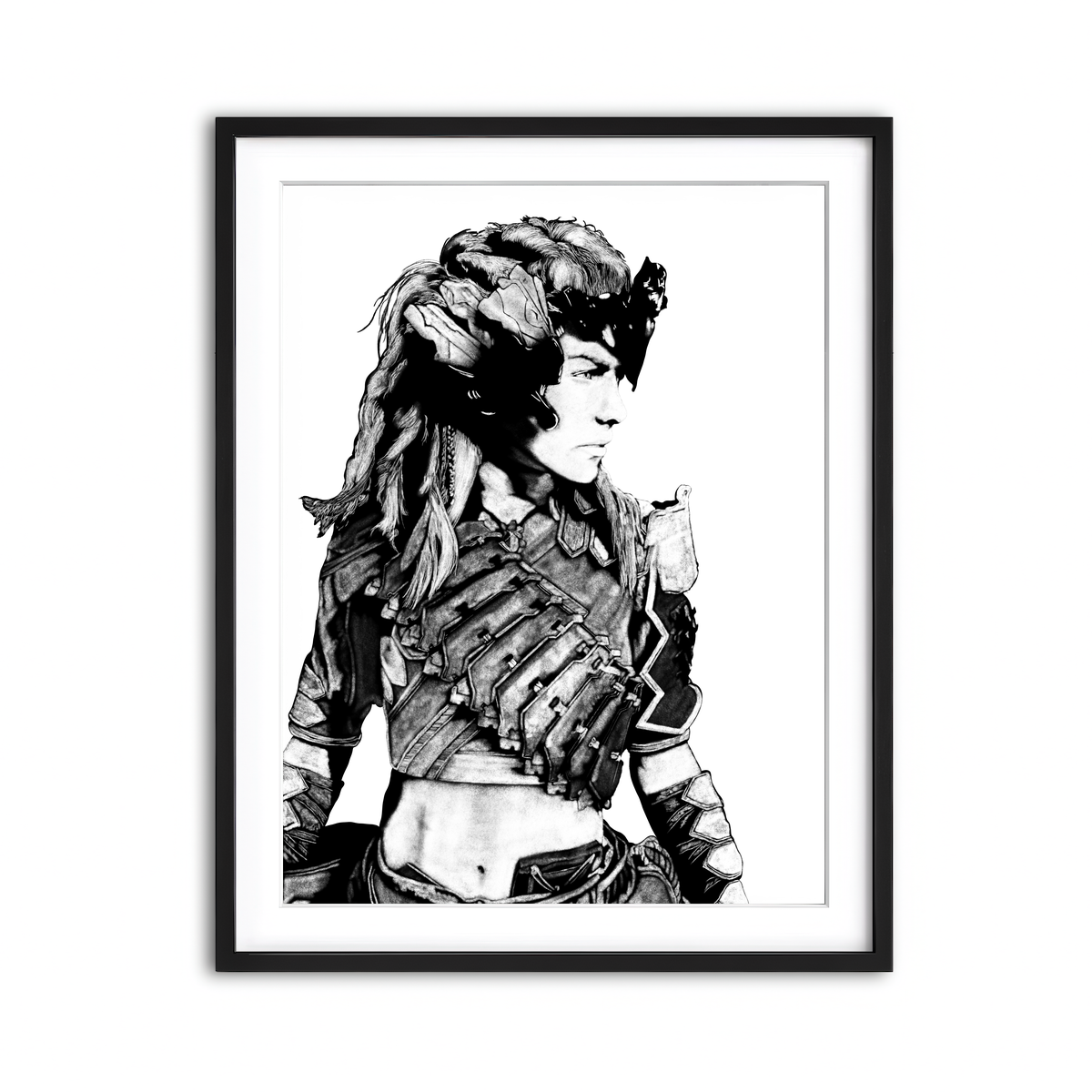 Framed Print 3x4 Black