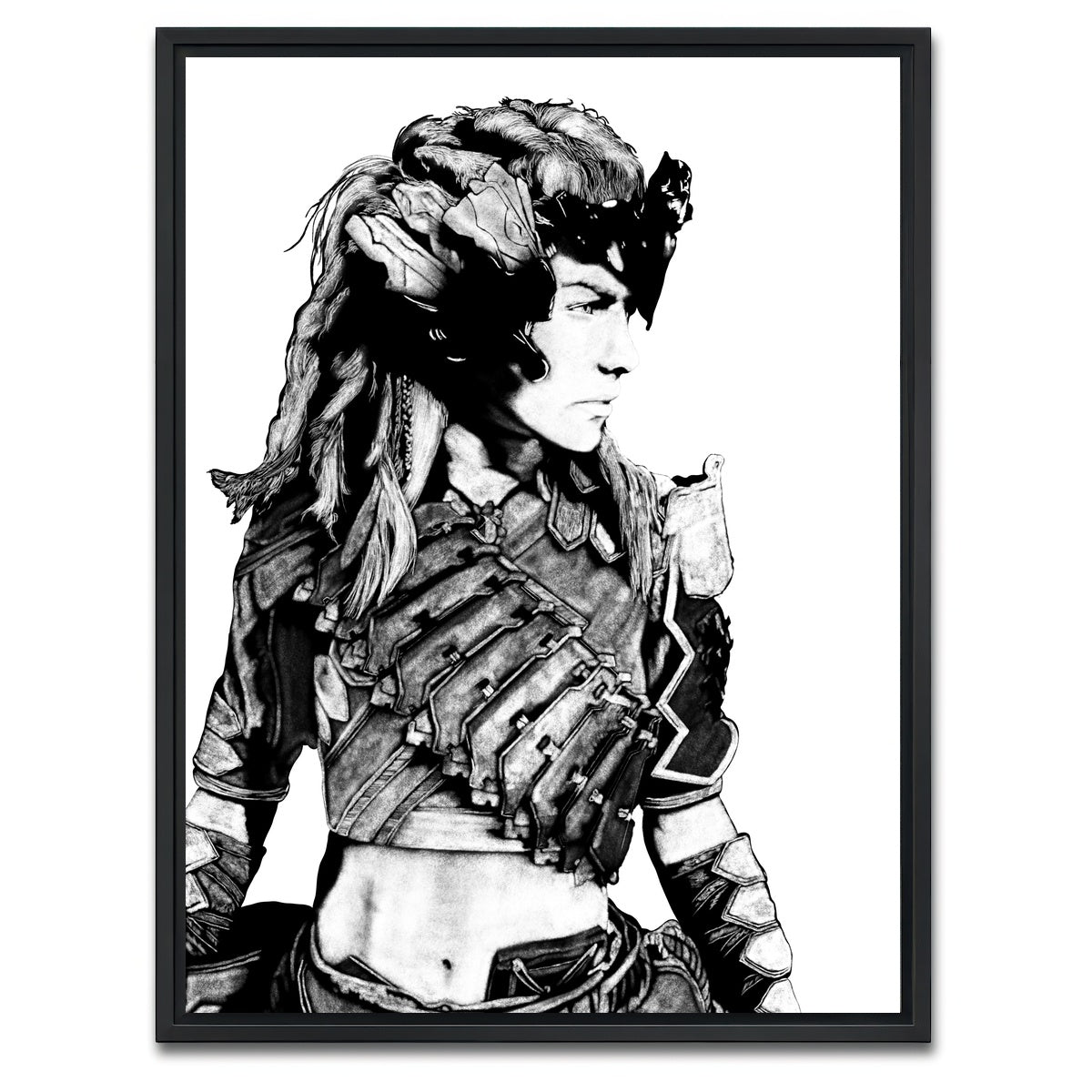 AUTO-MOCKUP WHITE | Aloy 2 | 1 Piece | Black Framed Canvas | group=3x4