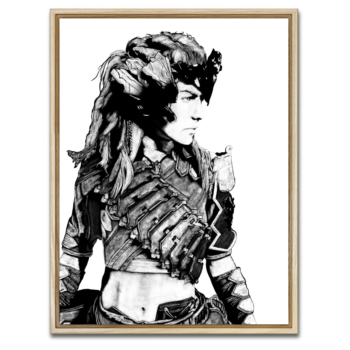 AUTO-MOCKUP WHITE | Aloy 2 | 1 Piece | Natural Framed Canvas | group=3x4