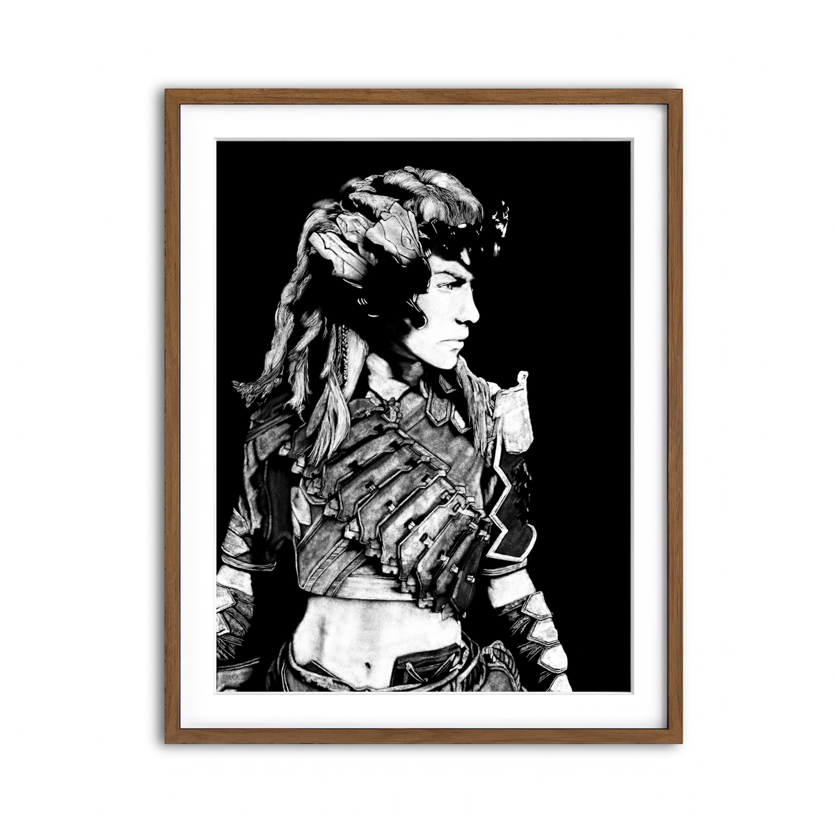 Framed Print 3x4 Walnut