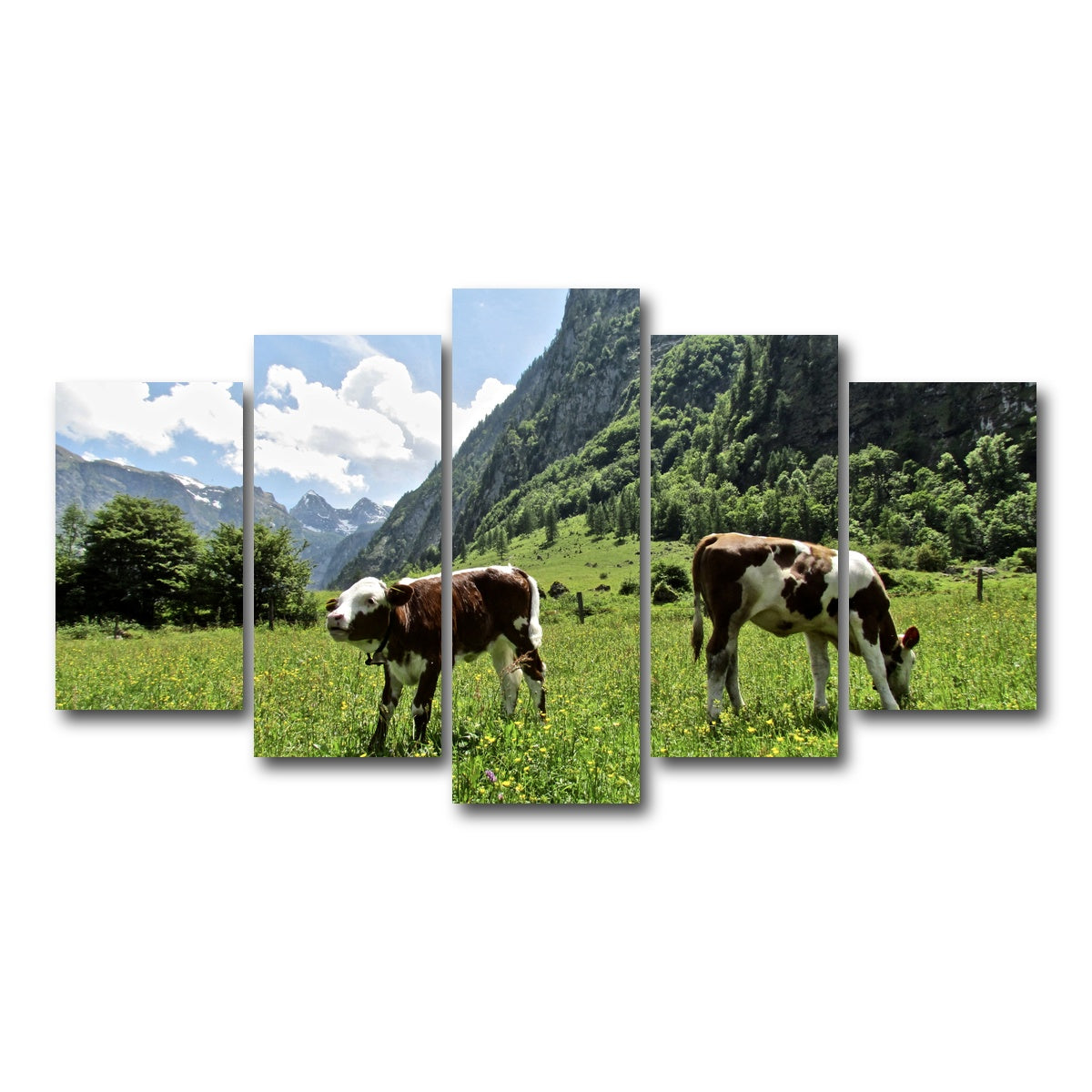 AUTO-MOCKUP WHITE | Alpine Calf | 5 Piece | Gallery Wrap Canvas | group=5_normal