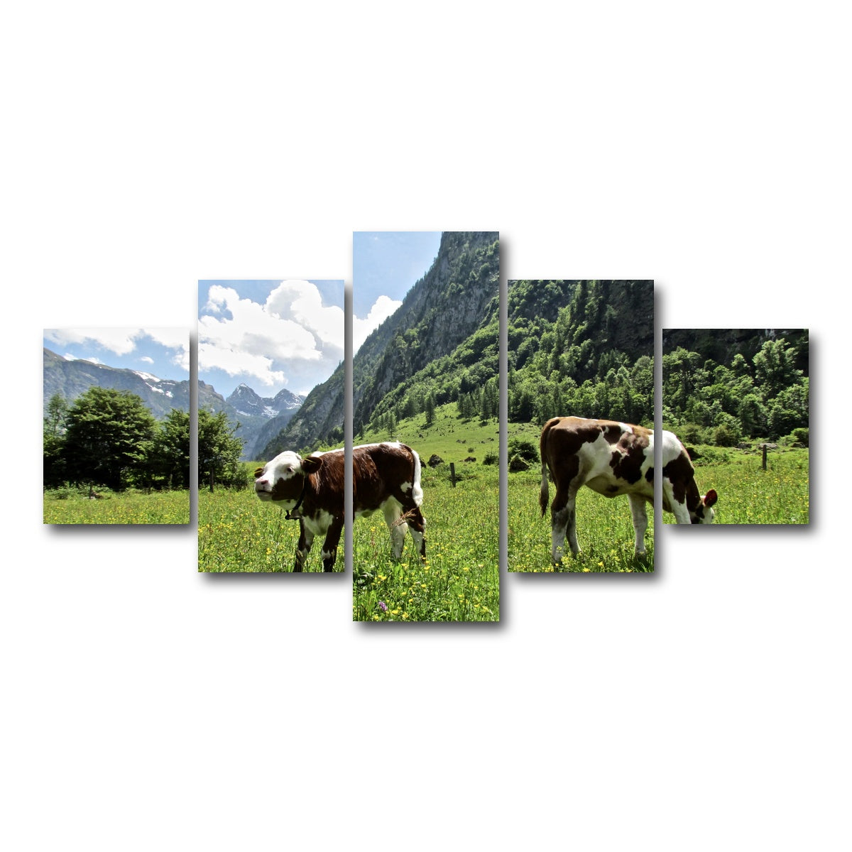 AUTO-MOCKUP WHITE | Alpine Calf | 5 Piece | Gallery Wrap Canvas | group=5_short