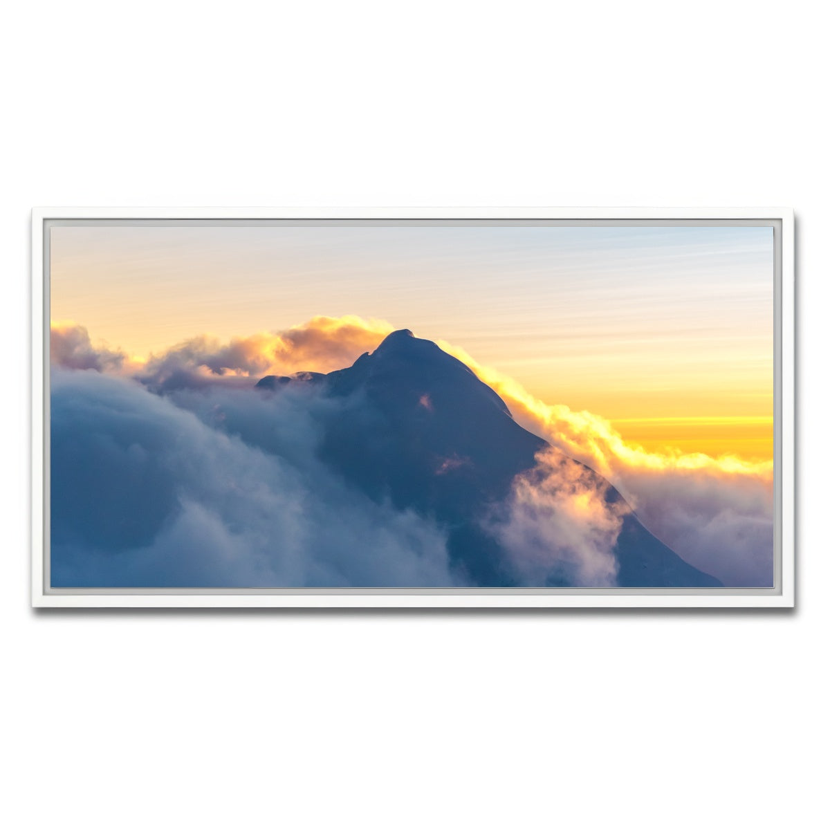 AUTO-MOCKUP WHITE | Alpine Glow | 1 Piece | White Framed Canvas | group=2x1